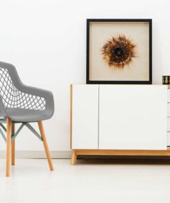 Alternative view of Chair Pure Style set 4 grey