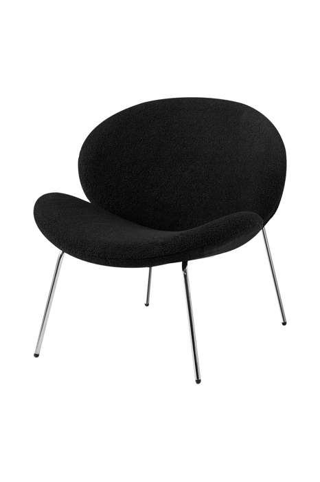 Jaden 125 Chair Set of 2 Black / Silver