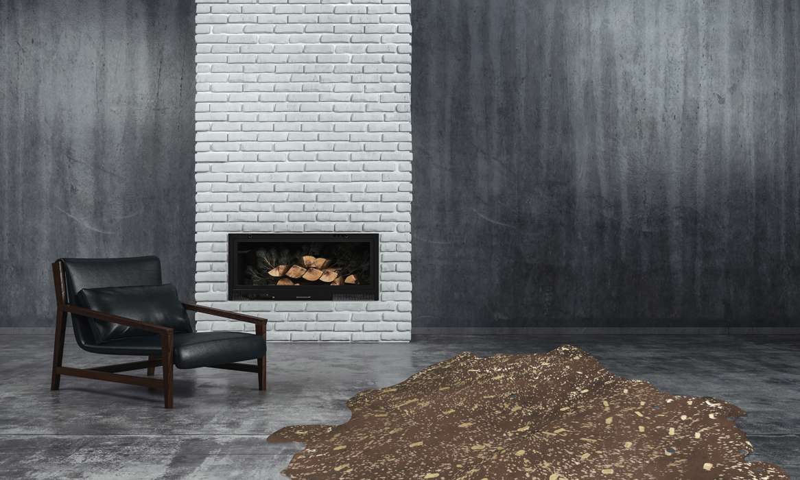 Glam 110 bruin/goud 1,35m² - 1,65m² - Afbeelding 2