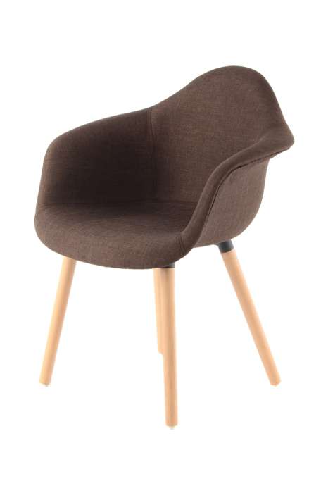 Stoel Winston 325 set van 2 bruin