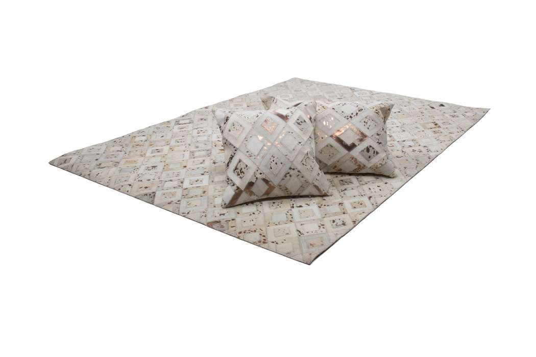 Spark Pillow 110 ivory / chrome 40cm x 60cm - Afbeelding 3