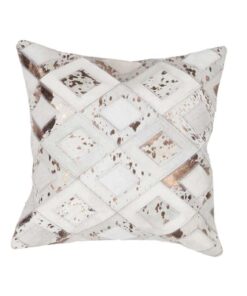 Spark Pillow 110 ivory / chrome 45cm x 45cm