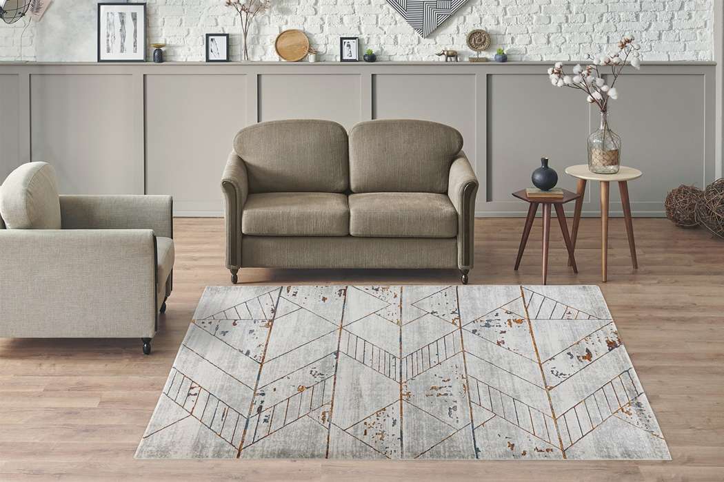 Lorin 325 grijs/multi 80x150cm - Afbeelding 2