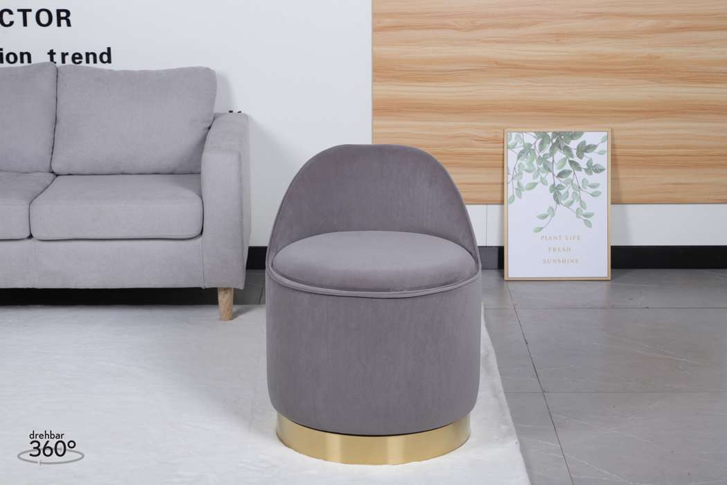 Swivel stool Viktor 125 gray - Afbeelding 3