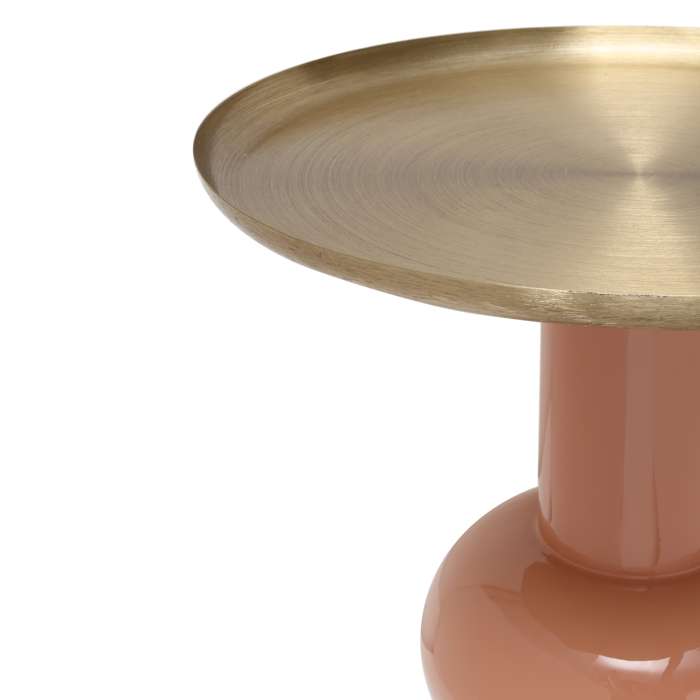 Side Table Art Deco 2225 apricot/goud - Afbeelding 3