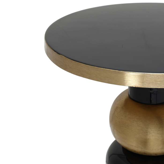Side Table Art Deco 2025 zwart/goud - Afbeelding 3