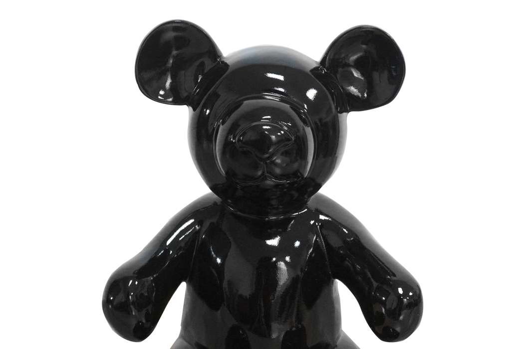 Sculptuur Teddy Bear 125 zwart - Afbeelding 3