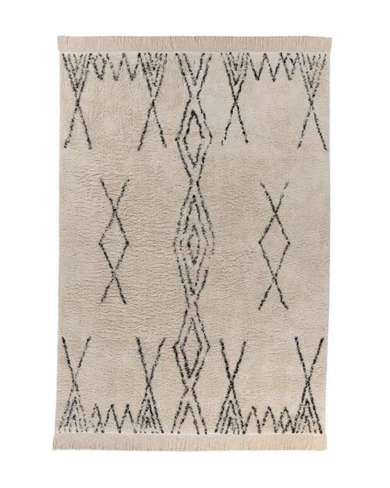 Alena 125 creme/zwart 200x290 cm