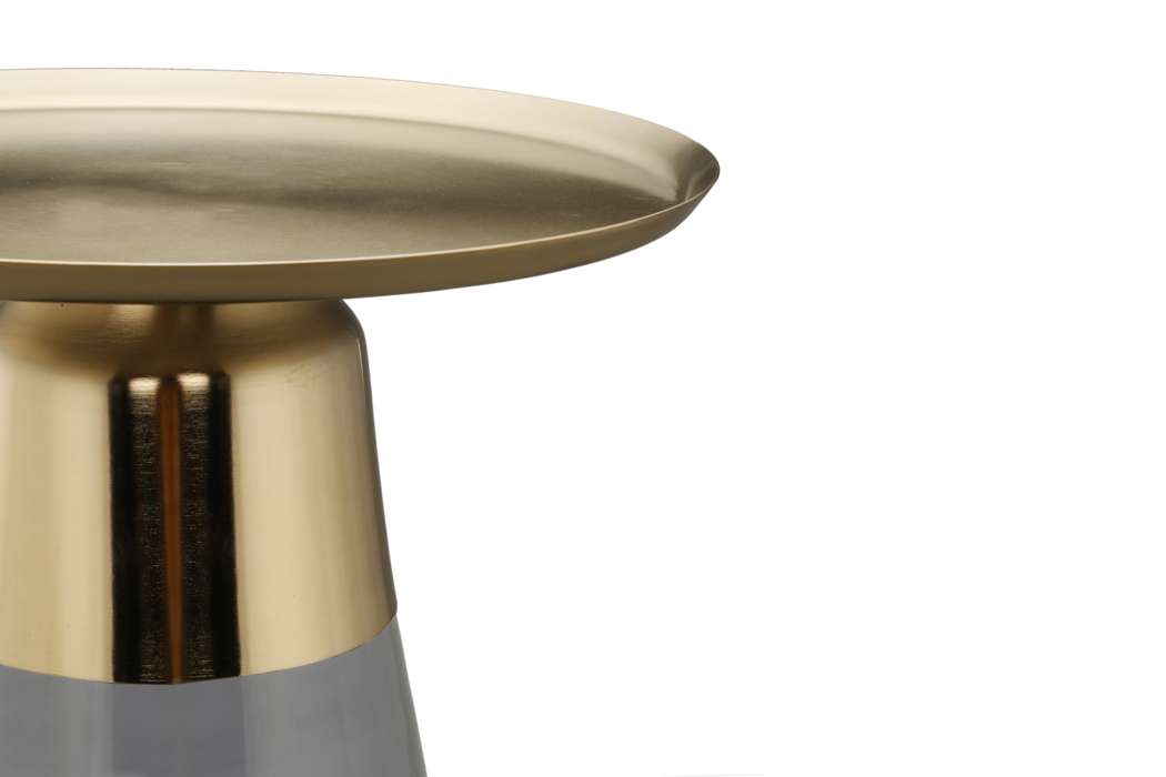 Sidetable Roman 225 grijs/goud - Afbeelding 3