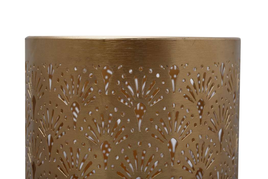 Vaas Art Deco 1115 hoog, paars/goud - Afbeelding 3