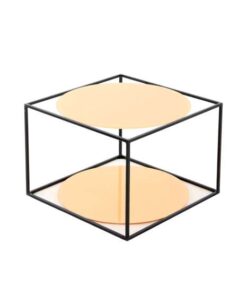 Sidetable Cody 110 oranje/zwart