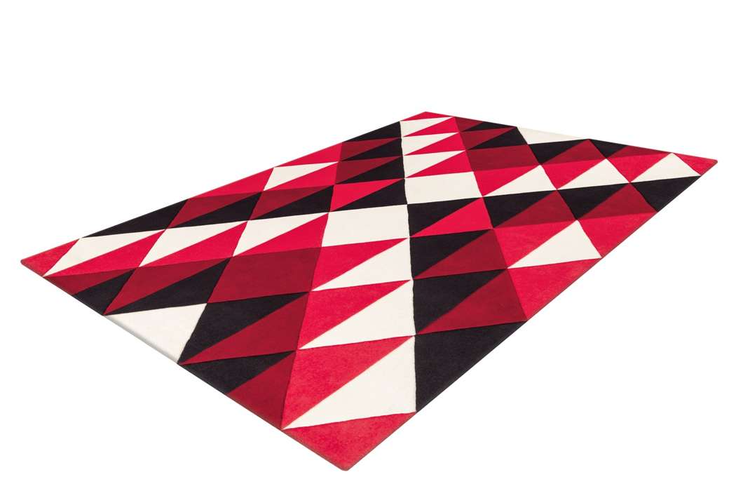 Joy 4130 zwart/rood/wit 170x240cm - Afbeelding 4