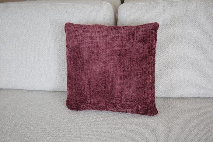 Kussen Dastak 45x45cm bordeaux rood