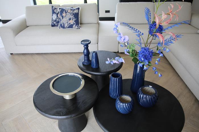 Kandelaar Anden 25cm, blauw - Afbeelding 3