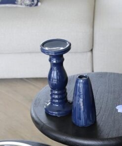Kandelaar Anden 25cm, blauw