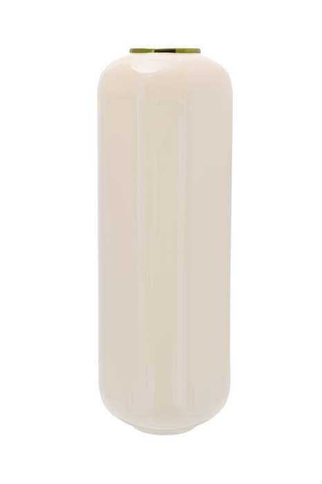 Vaas Art Deco 195 hoog,roze/goud
