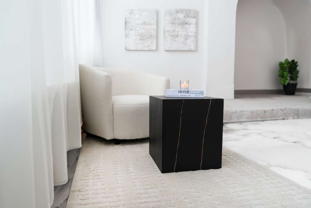 Sidetable Cuboid 225 zwart - Afbeelding 2