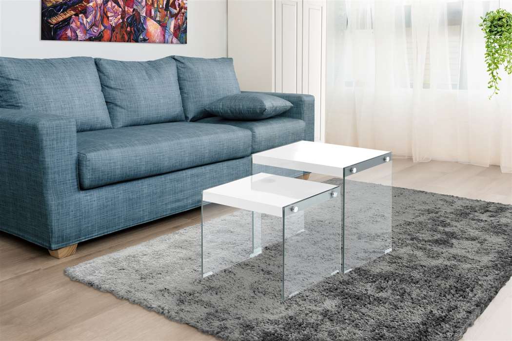 Sidetable set v 2 Elementary 125 wit - Afbeelding 2