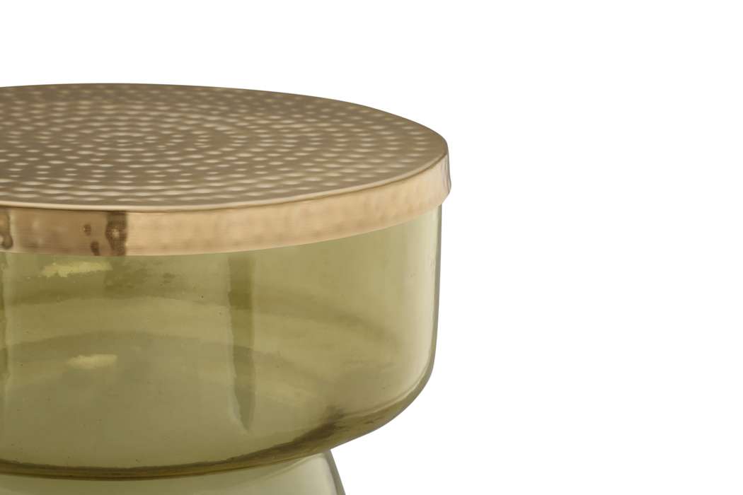 Sidetable Roman 125 groen/goud - Afbeelding 3