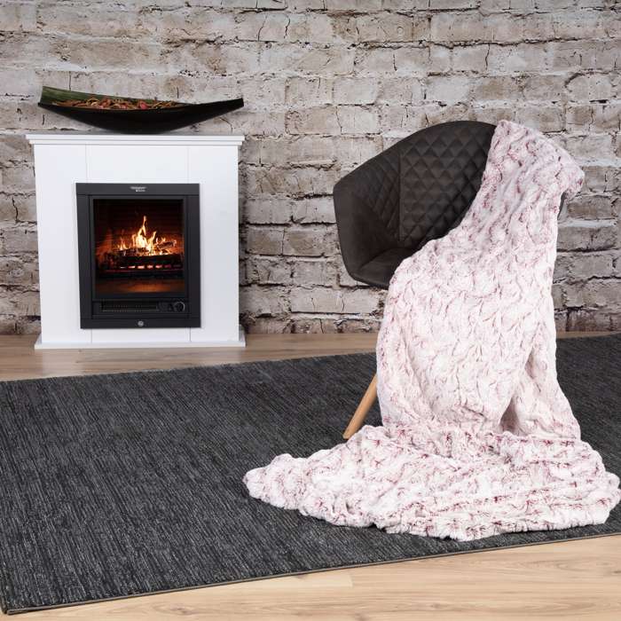 Smooth plaid 500 rood 230 x 250 cm - Afbeelding 2