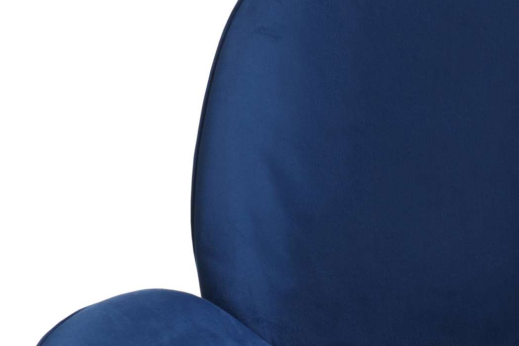 Chair Charlize 110 set of 2 blue / brass - Afbeelding 4