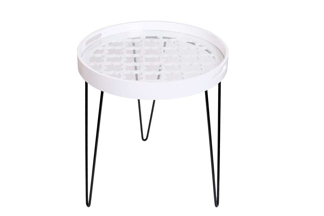 Bijzettafel River 210 wit