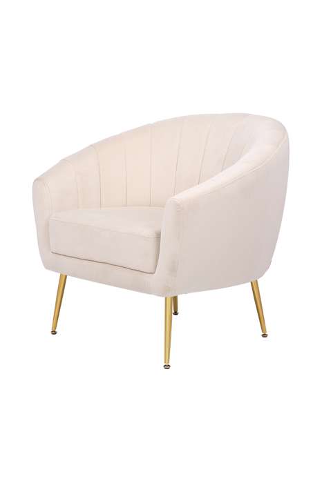 Armchair / sofa Doreen 125 cream