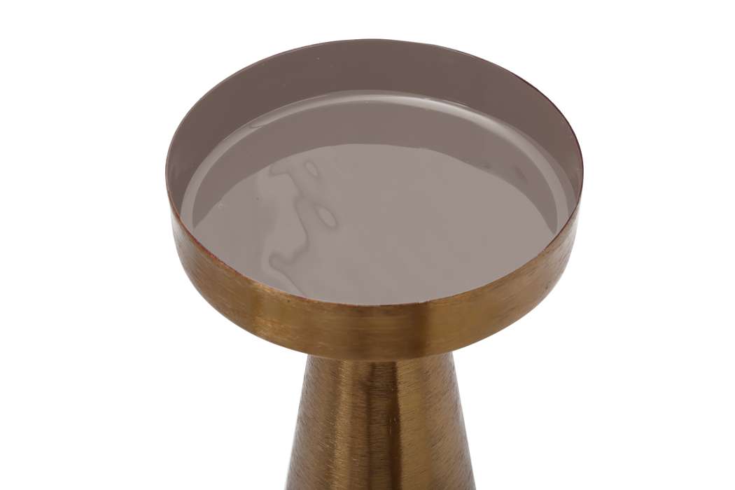 Kandelaar Art Deco 135 goud / grijs - Afbeelding 3