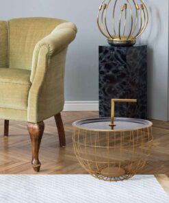 Alternative view of Sidetable Art Deco 545 zwart