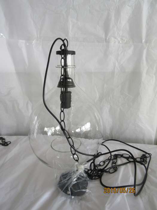 Hanglamp Altair L transparant/zwart - Afbeelding 3