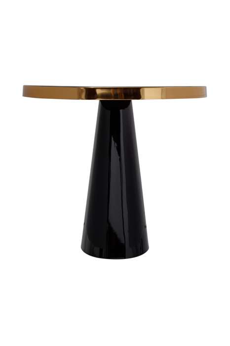 Side table Art Deco 625 black / gold