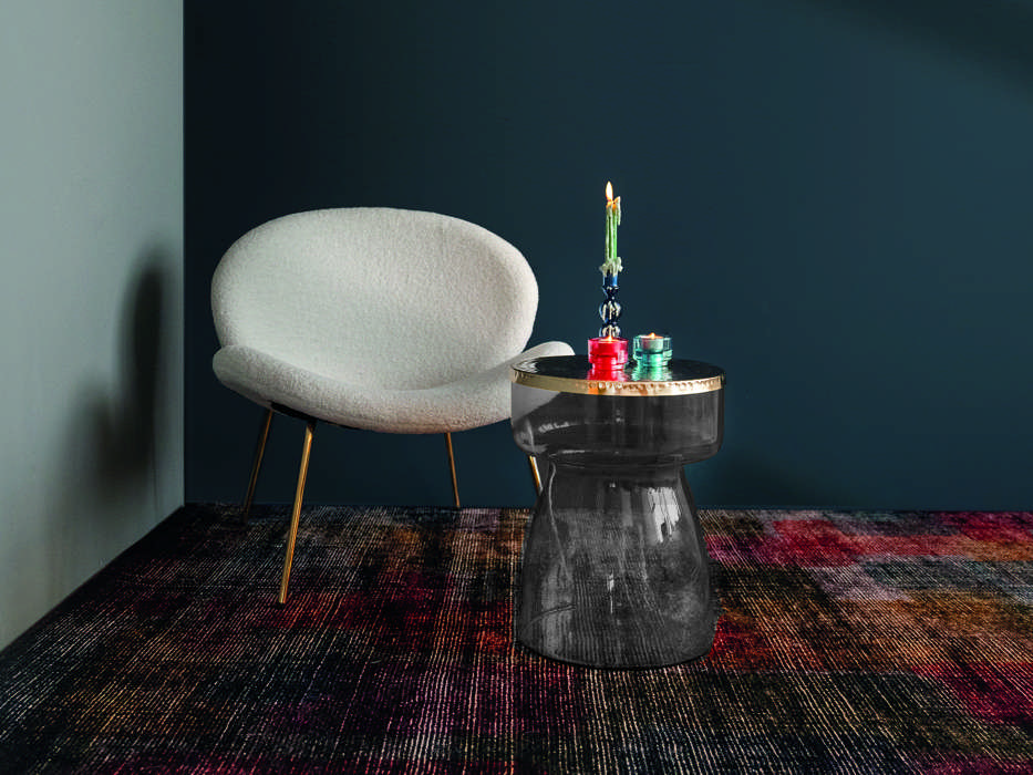 Sidetable Roman 125 grijs/goud - Afbeelding 2
