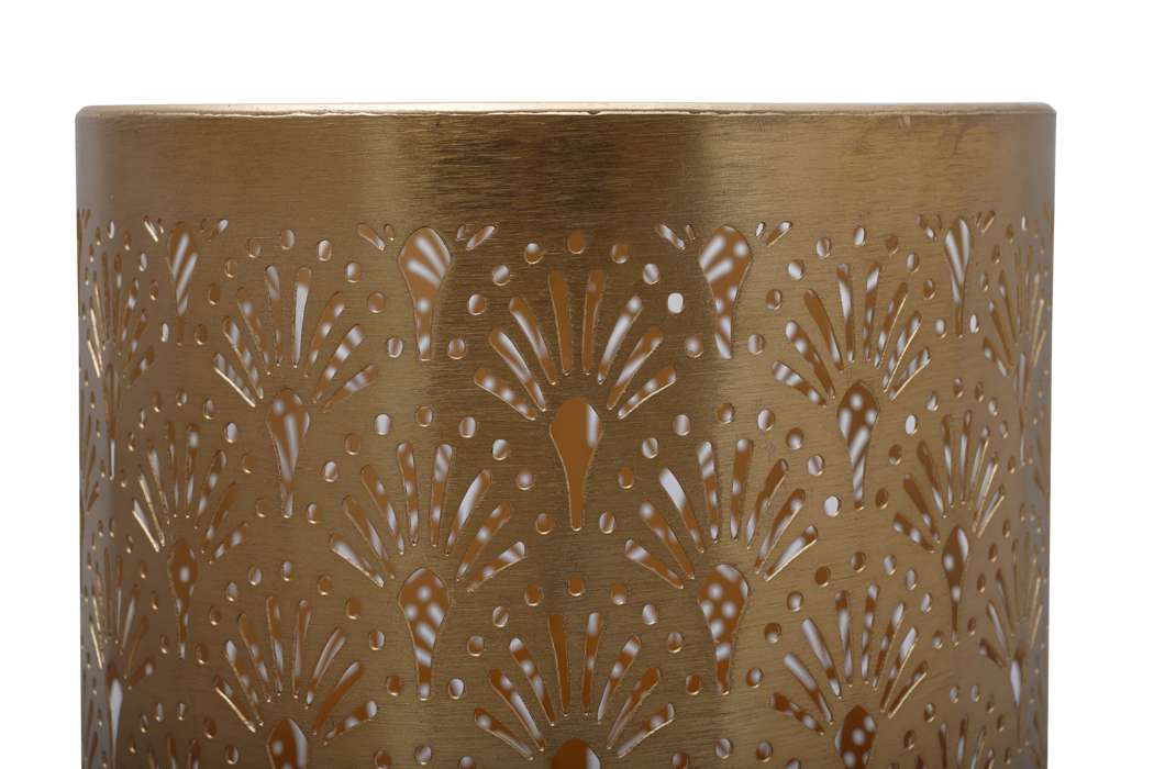 Vaas Art Deco 1085 roze/goud - Afbeelding 3