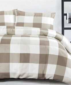 Alternative view of Dekbed Nevada 100-NL Taupe 240cm x 240cm / 60cm x 70cm (2 Stk.)