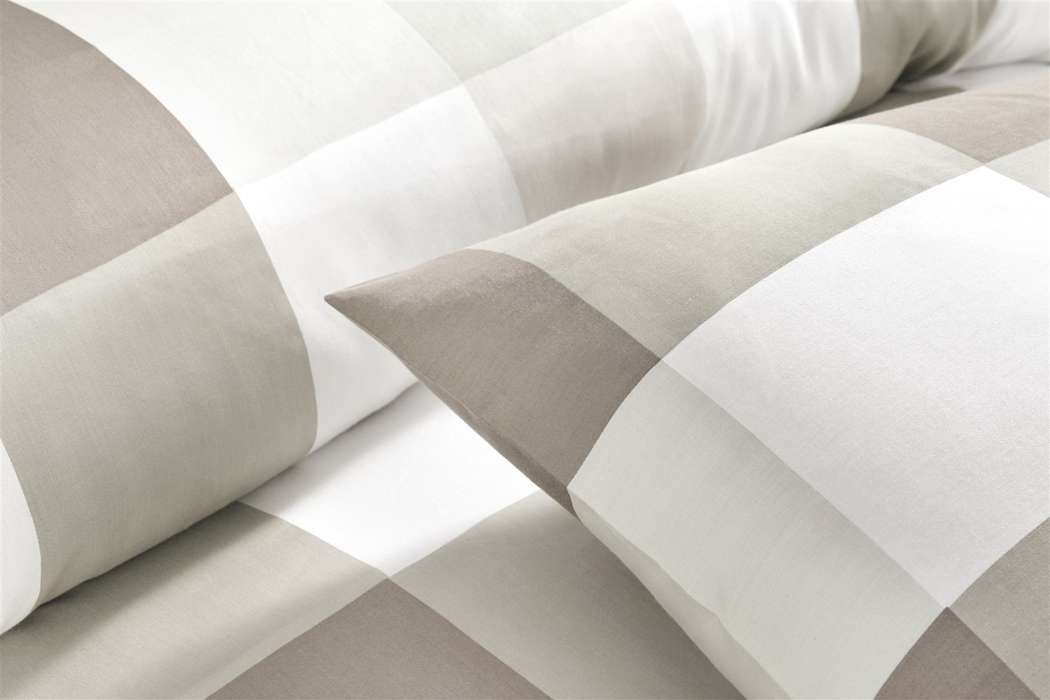 Bed linen Nevada 100-GB Taupe 260cm x 220cm / 50cm x 75cm (2 pcs.) - Afbeelding 3