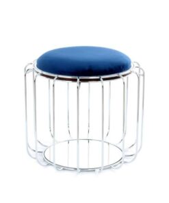Sidetable / Krukje Comfortable 110 blauw/zilver
