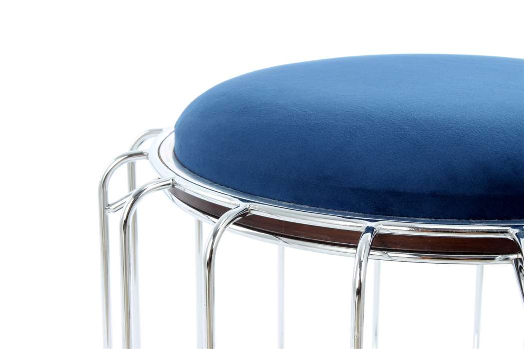 Sidetable / Krukje Comfortable 110 blauw/zilver - Afbeelding 3