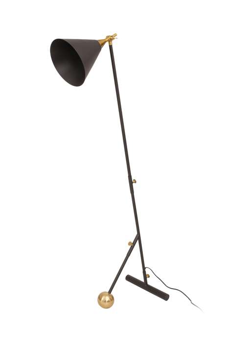 Vloerlamp Celeste 225zwart/goud