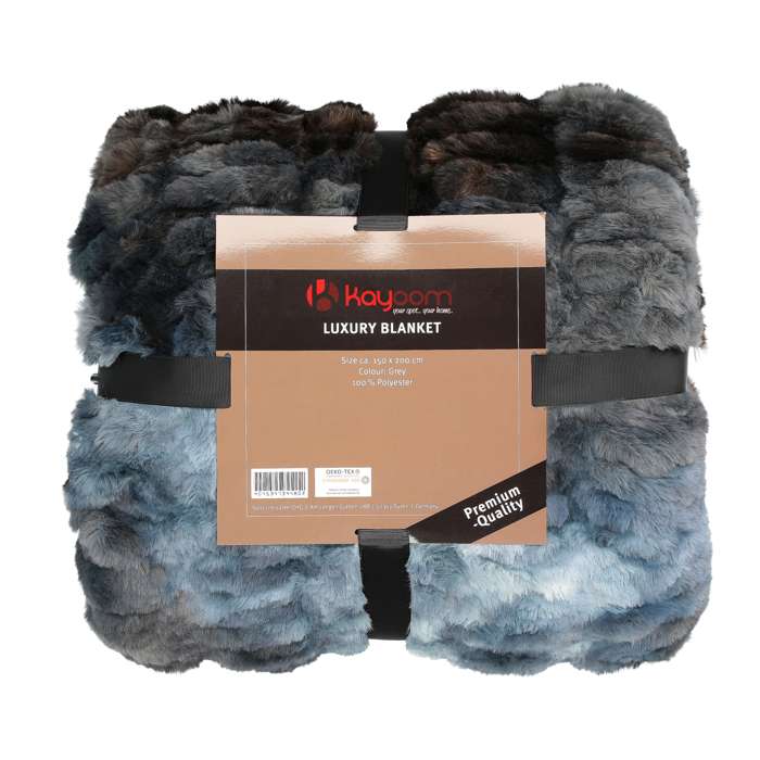 Luxury Blanket 900 150 x 200 cm Gray