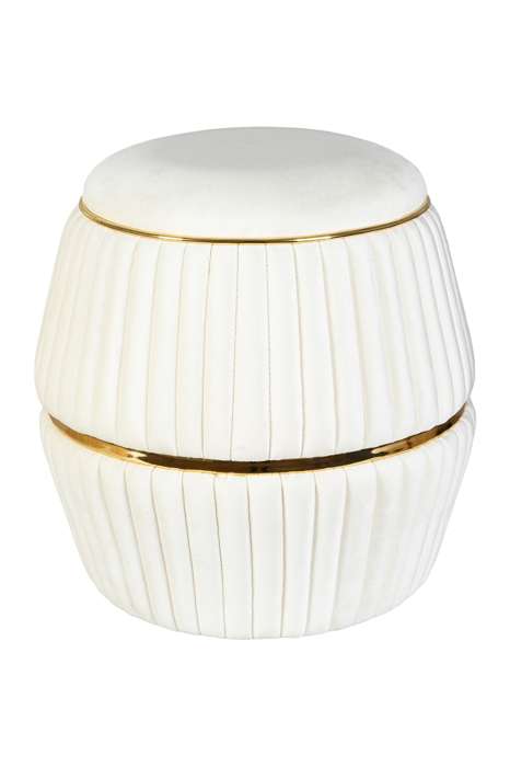 Stool Doric 225 Ivory / Gold - Afbeelding 2