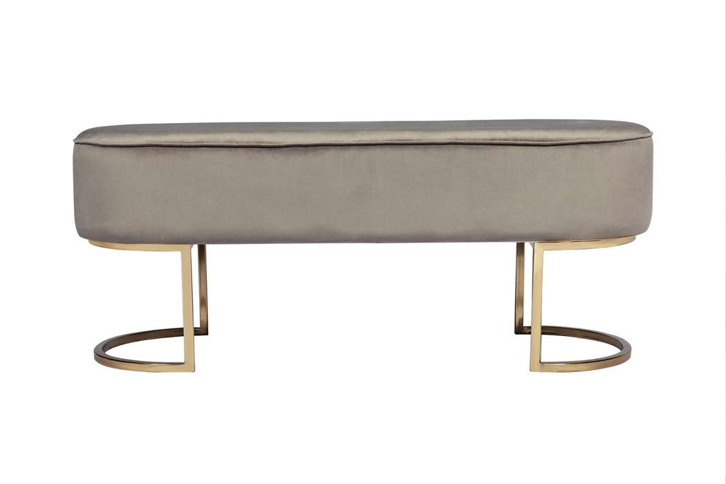 Bench Athea 225 taupe / gold