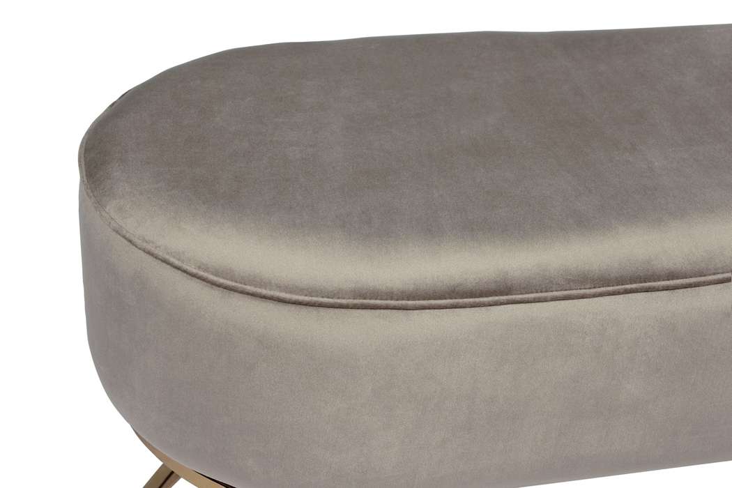 Bench Athea 225 taupe / gold - Afbeelding 3
