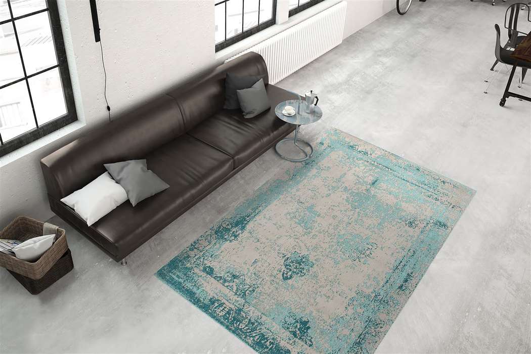 Nostalgia 285 Turquoise 80x150cm - Afbeelding 2