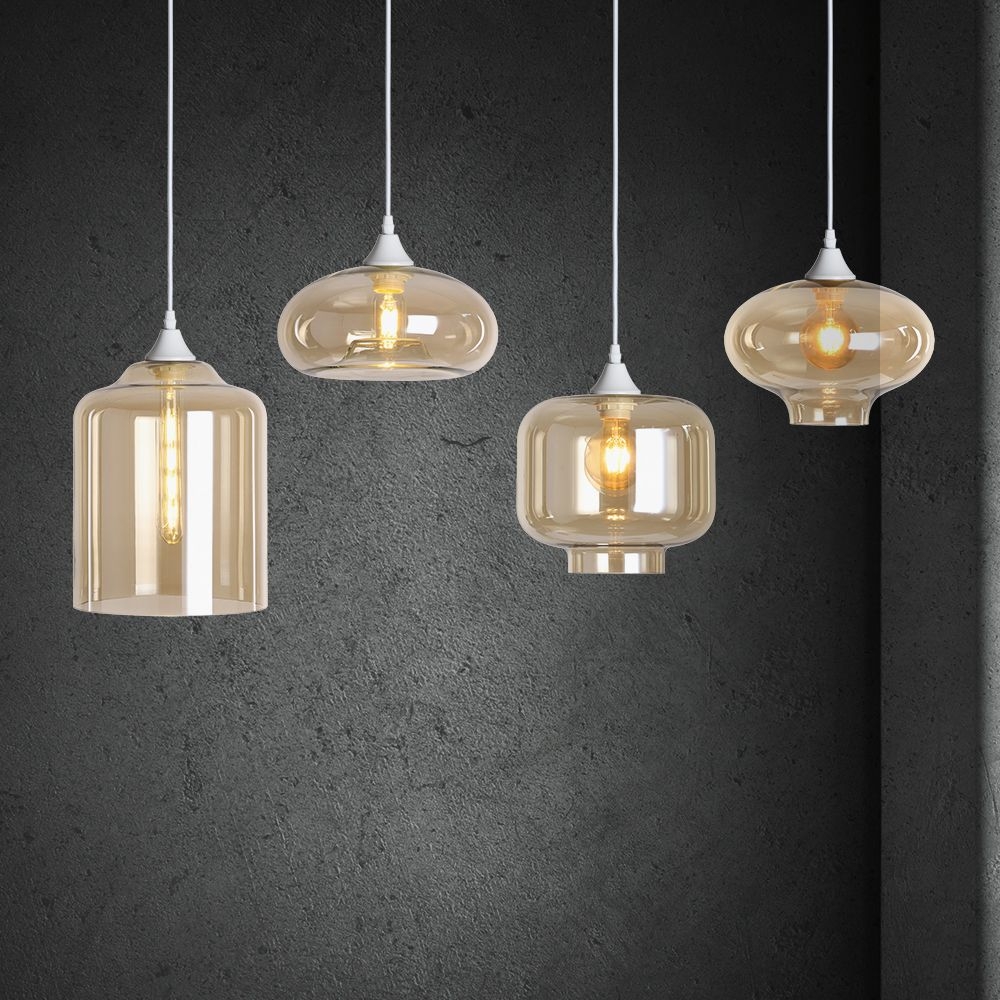 Hanglamp Vilmar 4 lichts wit - Afbeelding 4