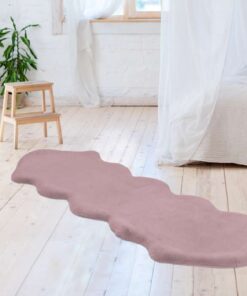 Alternative view of Rabbit Double Sheepskin 300 lila 60x180cm