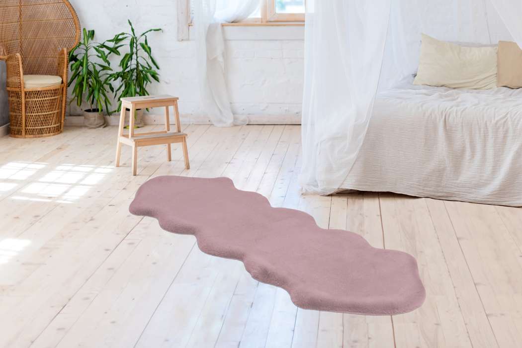 Rabbit Double Sheepskin 300 lila 60x180cm - Afbeelding 2