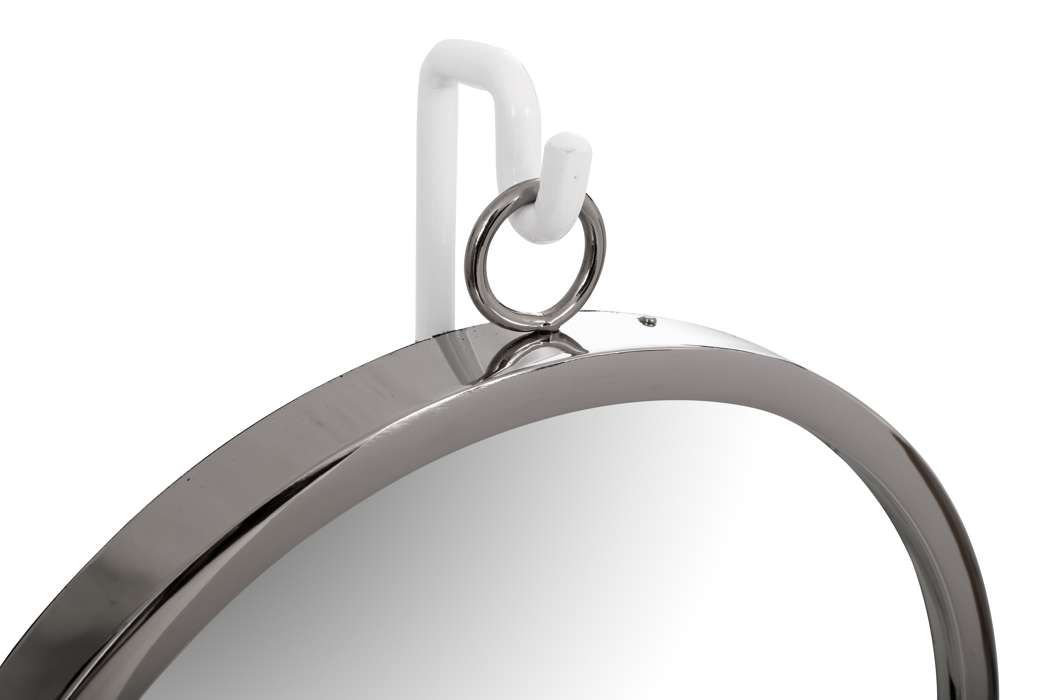 Table mirror Eleganca 225 white / silver - Afbeelding 4