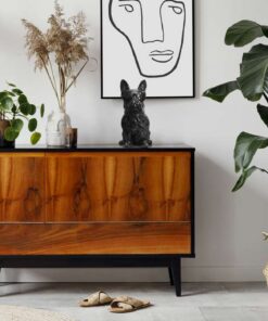 Alternative view of Sculptuur Bulldog 125 zwart