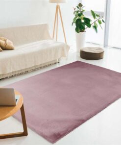 Alternative view of Badmat rabbit light 160x230cm roze