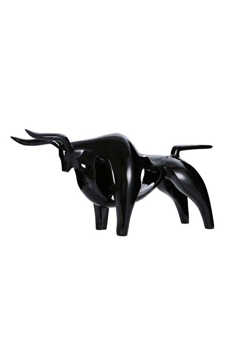 Sculptuur Bull 21-J zwart